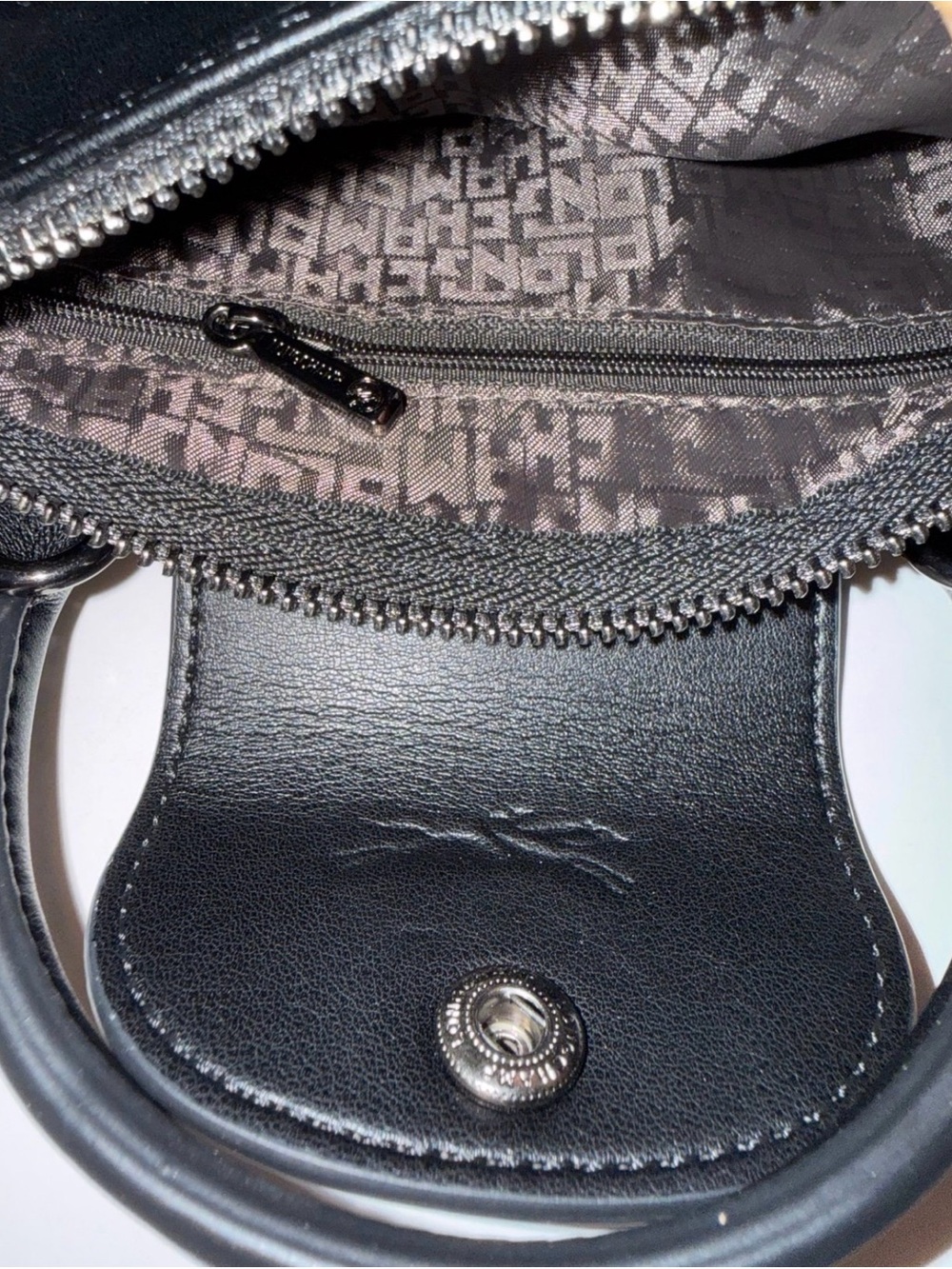 Longchamp Le Pliage XS Black Crossbody Handbag NWT - Picture 4 of 6
